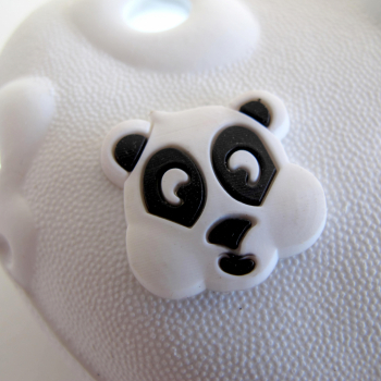 PINY do chodaków od SCHU'ZZ - panda - 1 szt
